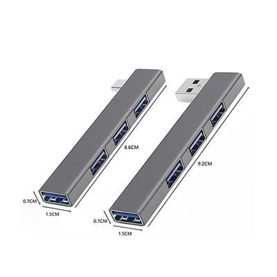 Pre Xiaomi Lenovo Macbook Pro 13 15 Air Pro Počítačové príslušenstvo USB C Hub 3.0 Typ C 4 Portový Multi USB Rozbočovač OTG Adaptér