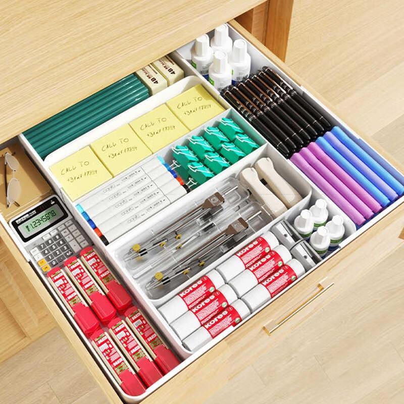 HANDUNYOU Expandable Drawer Cutlery Organizer