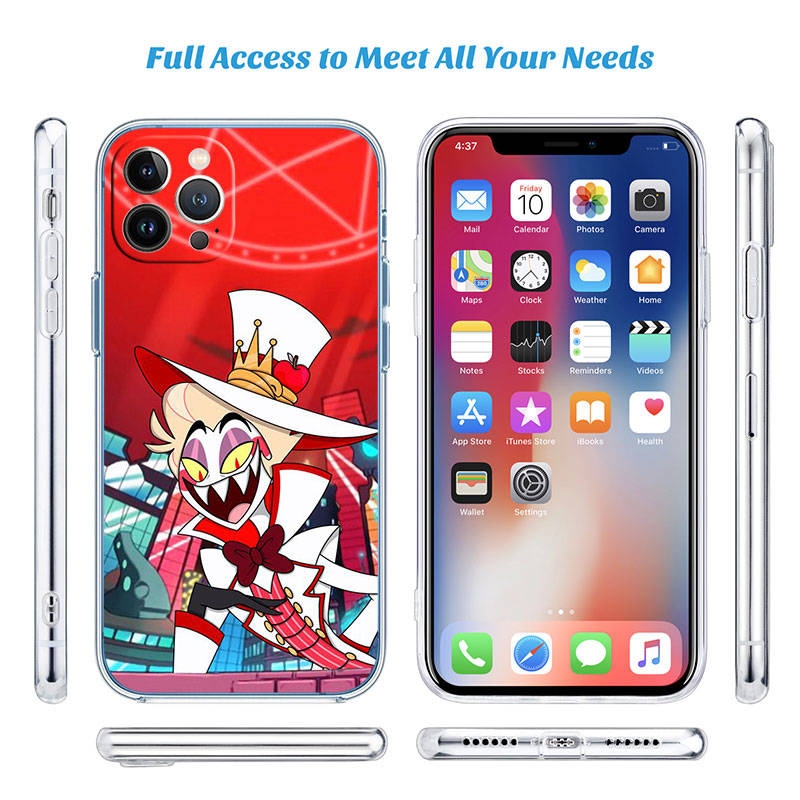 JO29 Hazbin Hotel Phone Case for Motorola E22S E7 G6 G7 G8 G9 Plus Power Play G10 G20 G04 E30 E40 E22 E20 E13 G22 G23 G Stylus Play