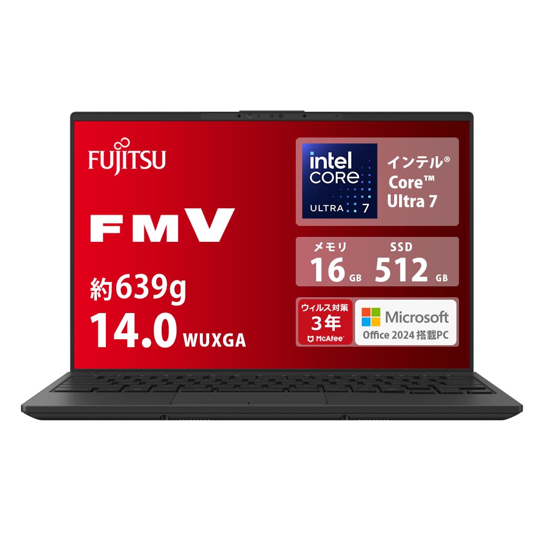 

Ноутбук Fujitsu FMV LIFEBOOK Розпізнавання Office Серія Ultra UH WU5/J3 (MS 2024/Підтримка обличчя/Win 11/14.0 Тип/Core 7/16GB/SSD 512GB) AZ_WU5J3_Z737