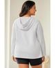Azura Exchange Kangaroo Pocket Henley Button Hoodie