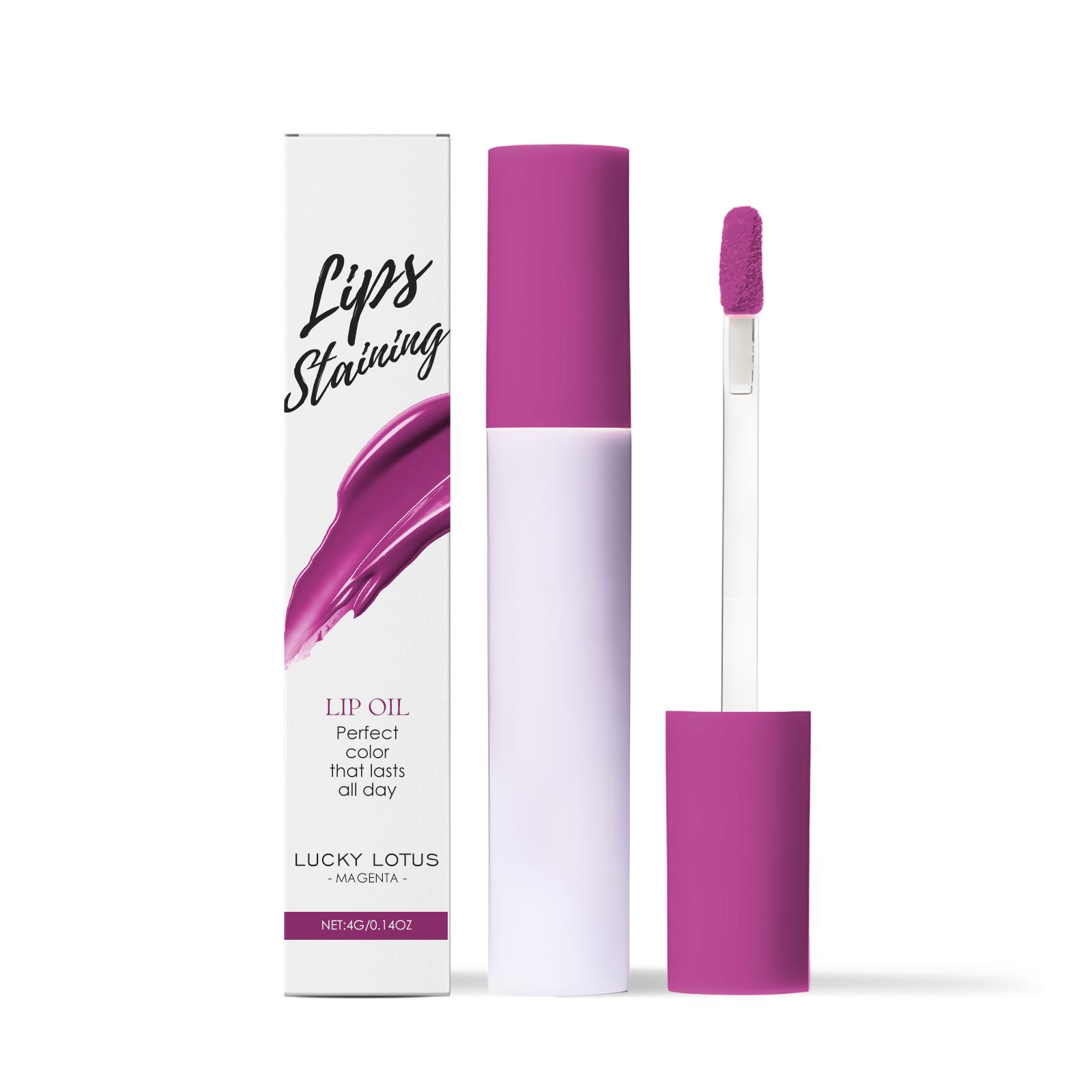 

Коллекция увлажняющих масел для губ с зеркальным финишем Основные ингредиенты питают кожу, придавая ей росистый, сияющий финиш Увлажняющее масло для губ 9 оттенков LUCKY LOTUS