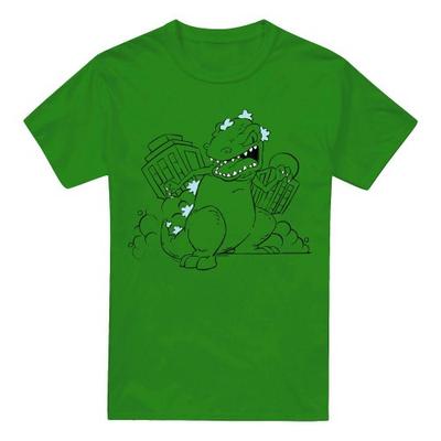Rugrats Mens Destroys City Reptar T-Shirt