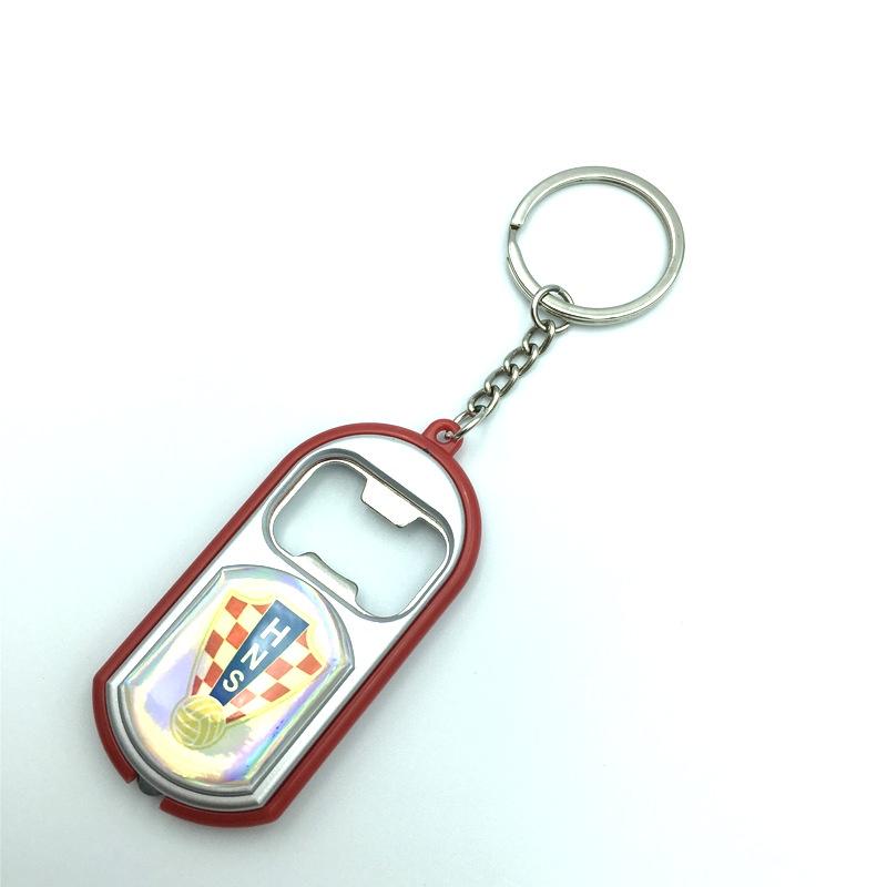 

Челси Многофункциональный ФК Открывалка для пивных бутылок Брелок Светодиодный фонарик Портативный Подарок Croatia