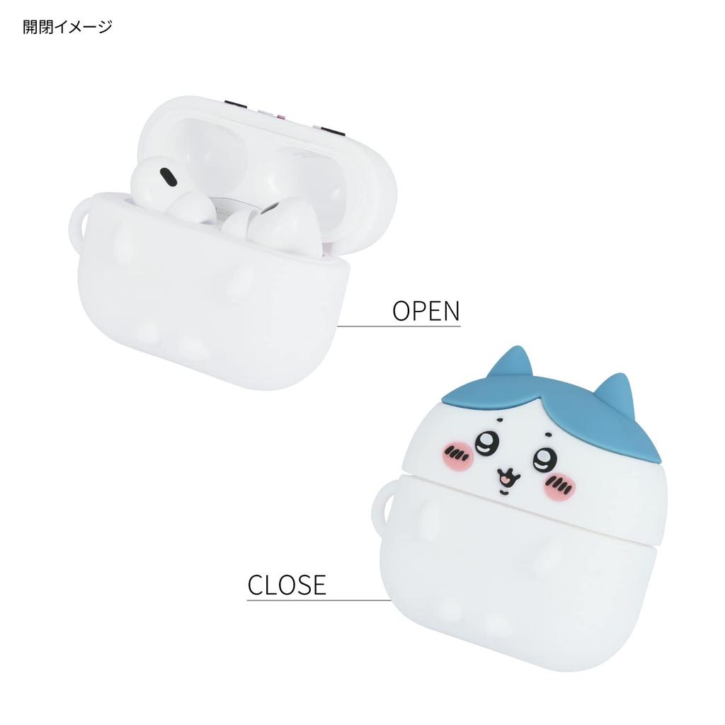 Gourmandies Chiikawa Silicone Case for AirPods Pro AirPods Hachiware Pattern (2nd Generation) / Pro, CK-07B