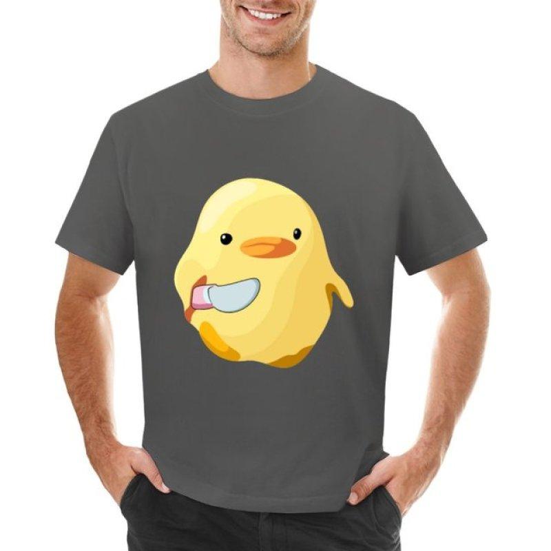 Chef Duck T-Shirt Cute Clothes Sweat Shirt Black T Shirt Clothes for Men