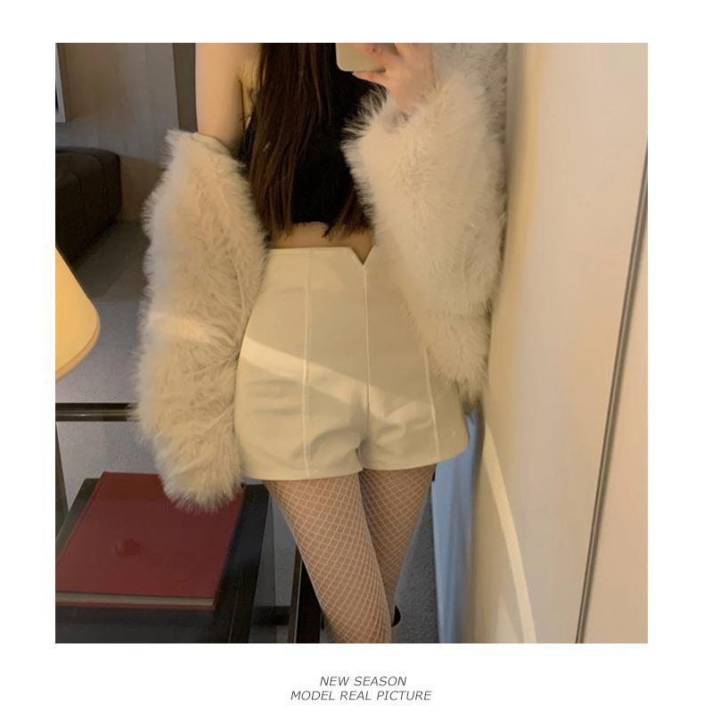 High Waist Sexy Plus Size Slimming Pole Dance Shorts - Women's Summer Hot Pants