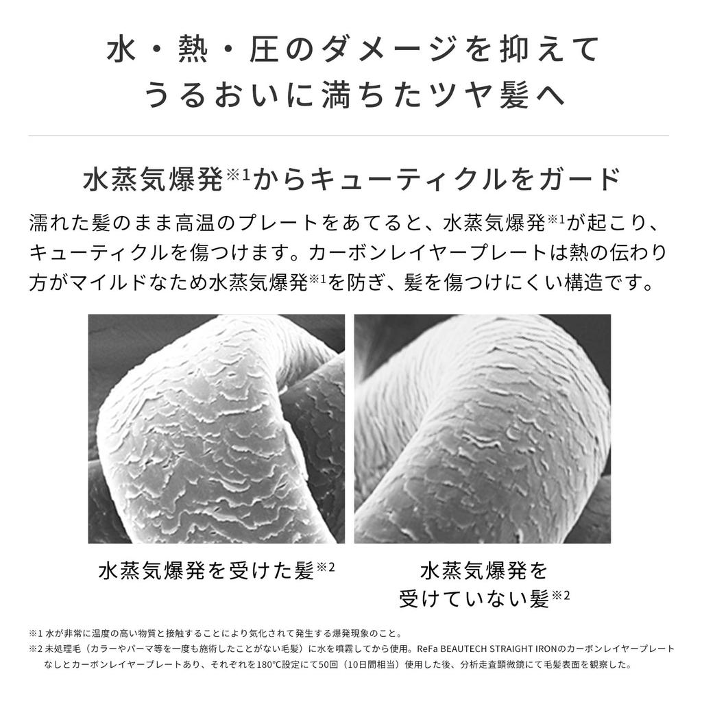 [Official Store Exclusive] ReFa BEAUTECH STRAIGHT IRON + GUIDE BOOK Set (White)