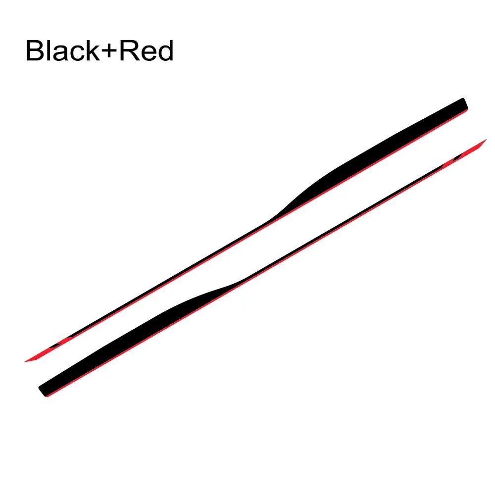 2PCS Car Door Side Skirt Line Stickers Sport Style Vinyl Decals Auto Body Decoration Stickers Accessories For Dodge Challenger