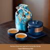Retro Ceramic Portable Travel Tea Set