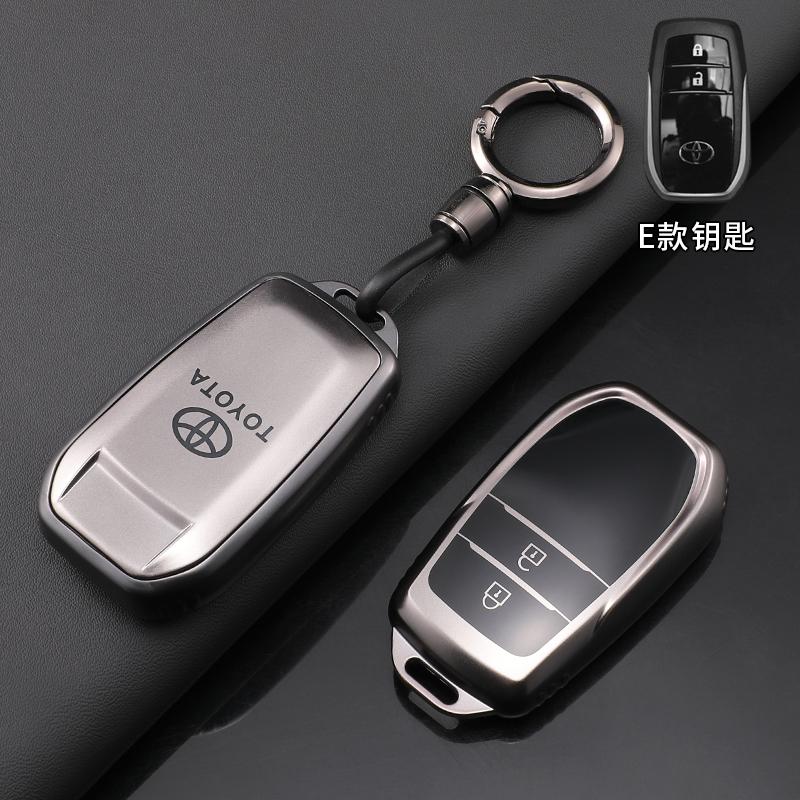 TPU Car Key Case Cover Accessory For Toyota Land Cruiser 200 300 Prado Crown TLK 200 Yaris Cross Hilux Innova Fortuner Camry 55