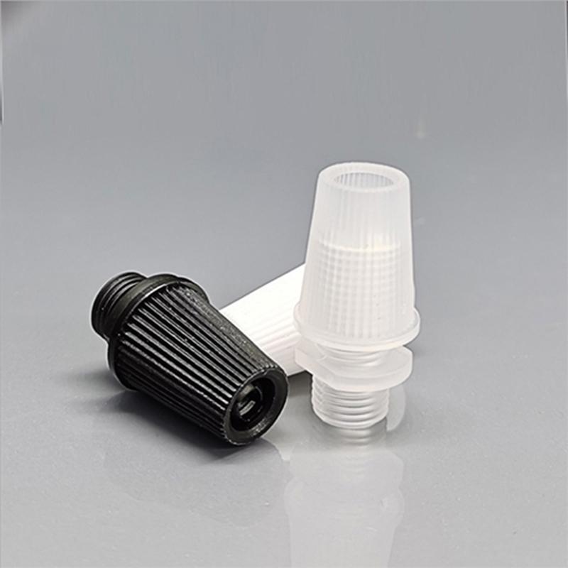 Cablu plastic 25PCS/lot Clemă de sârmă din plastic alb/negru cu relief, clemă de cablu cu filet masculin M10, mânere pentru cabluri pentru accesorii de iluminat cu pandantiv