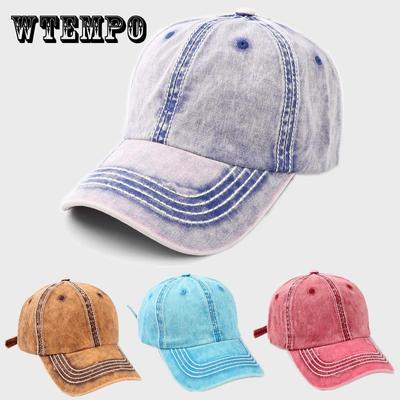 Vintage-Inspired Gradient Color Baseball Cap for Women Adjustable Lightweight Dad Hat with Embroidery Detail, Perfect for Casual Wear & Sun Protection