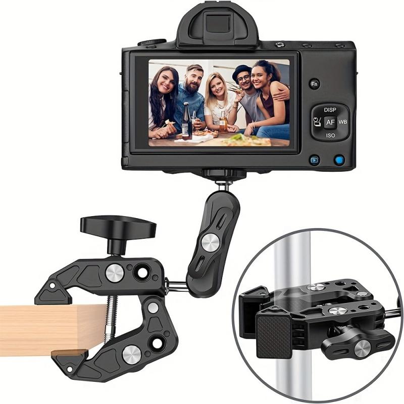 Multifunctional Crab Clamp Sports Camera Mobile Phone Photography Strong Pea Pod Metal Outdoor Expansion Universal Ptz Bracket