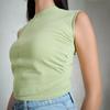 Virgio Women Regular Length Extended Fitted Fit Round Top