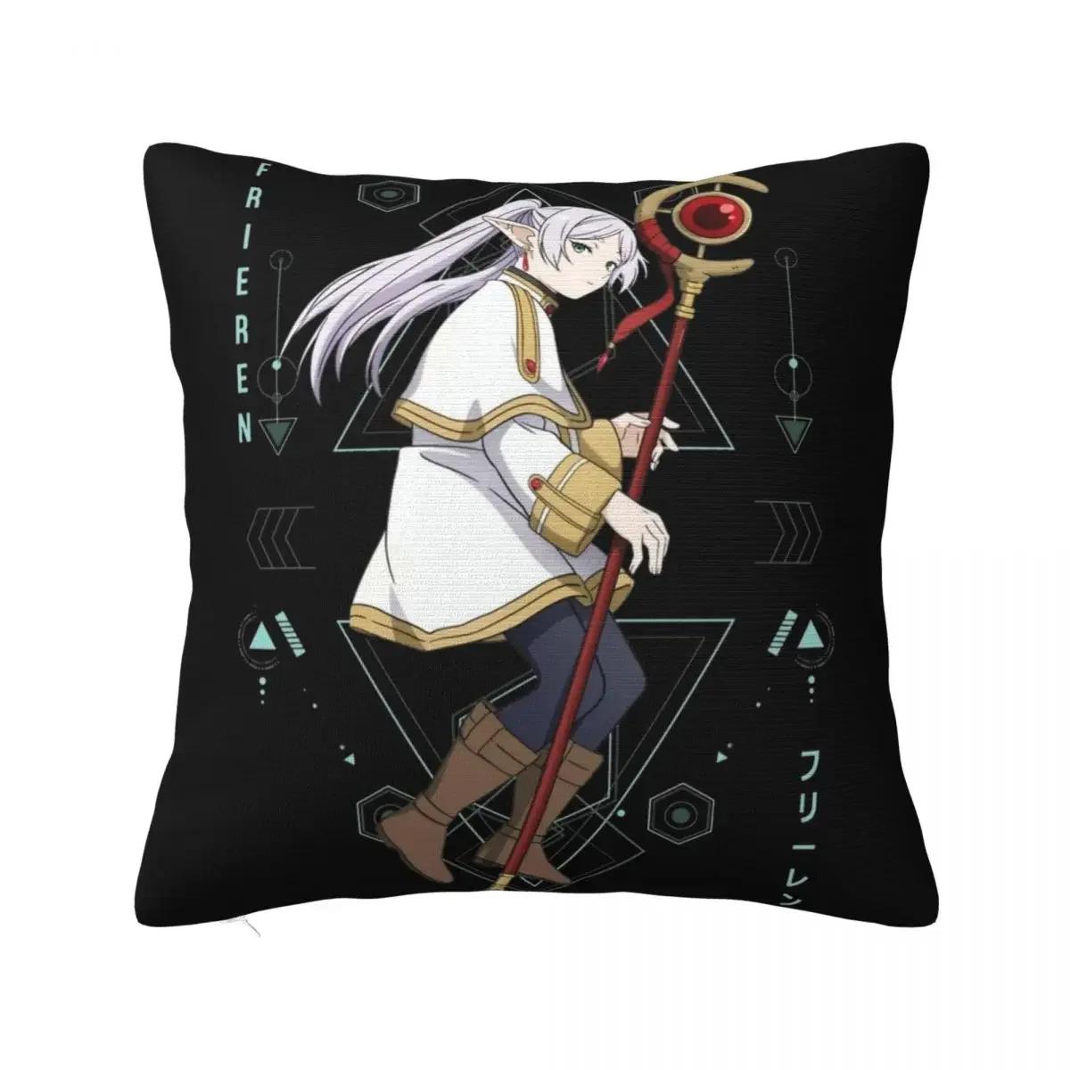 

Фрирен Силуэт Путешествие к концу Наволочка Полиэстер Наволочка Декор Наволочка Наволочка Домашняя Молния 66x66cm