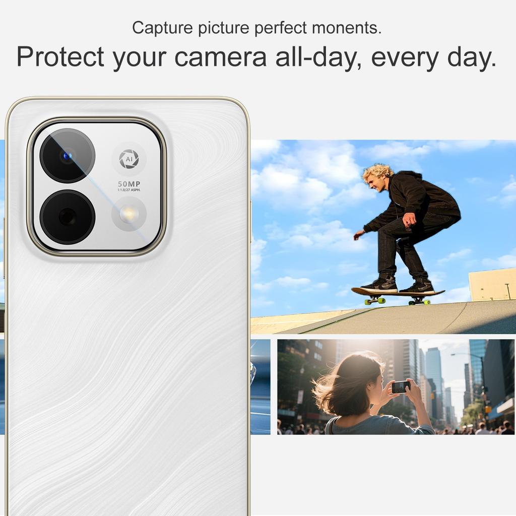 For Huawei Enjoy 90 Plus Glass IMAK High Definition Glass Lens Film Self-positioning Version