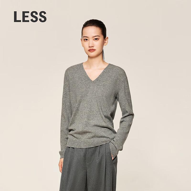 

LESS 2024 Winter V-Neck Cashmere Pullover Sweater M