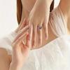 CopperButterfly Finger Rings for Women Charming Purple Zirconia Jewelry Chic Aesthetic Accessories