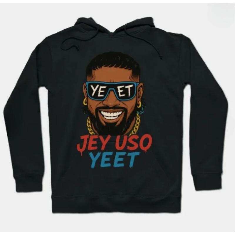 Jey Uso Yeet Hoodie Merch Women Men Streetwear Sweatshirt Fashion Trendy Hoodie Tee y2k Top mens clothing Gifts For Jey Uso Fans