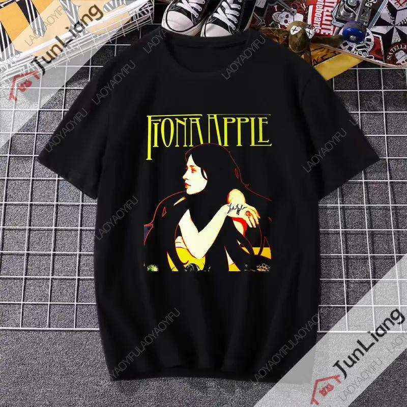 Fiona Apple Fetch The Bolt cutter Album Druckmuster T-Shirt Hiphop Streetwear Sommer Harajuku Shirt Top