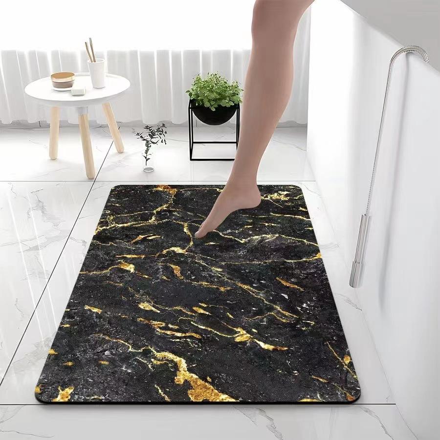 Bathroom Absorbent Floor Mat Toilet Door Mat Household Door Mat