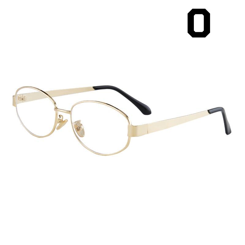 

Luxury Metal Oval Frame Myopia Glasses Frames Anti Blue Light Near Sight Eyeglasses Frames Women New Trendy Photography Eyewear