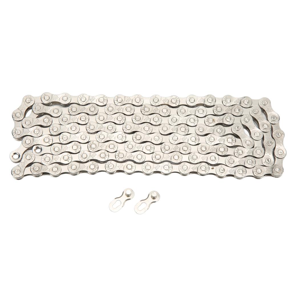 Mountain Bike Chain 8 Speed Bike Chain for 6 7 8 18 21 24 Speed Road Bike Folding Bike 116 Links