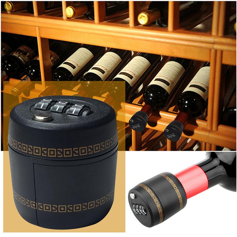 Combination Lock Code Lock Password Lock Wine Cap Digital Lock Wine Bottle Top Stopper Bottle Stopper Wine & Liquor Bottle