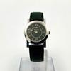 Used 951 New Battery GUCCI 5200L Date Watch Quartz Black Dial Leather Belt Ladies Round