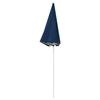 Blue Sun Umbrella with Steel Pole 180 Cm