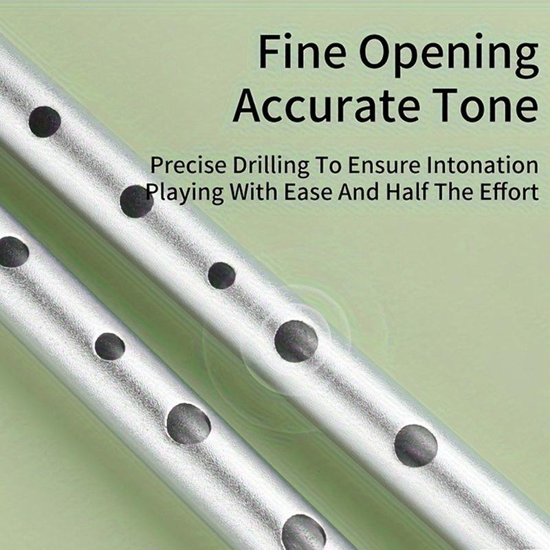 1 Stück authentische irische Pfeifenflöte, C/D-Tonart, Tin Penny Whistle mit 6 Löchern, perfektes traditionelles irisches Musikinstrument