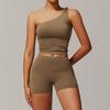 JYL Brushed Yoga Set Casual Comfortable Running Outfit