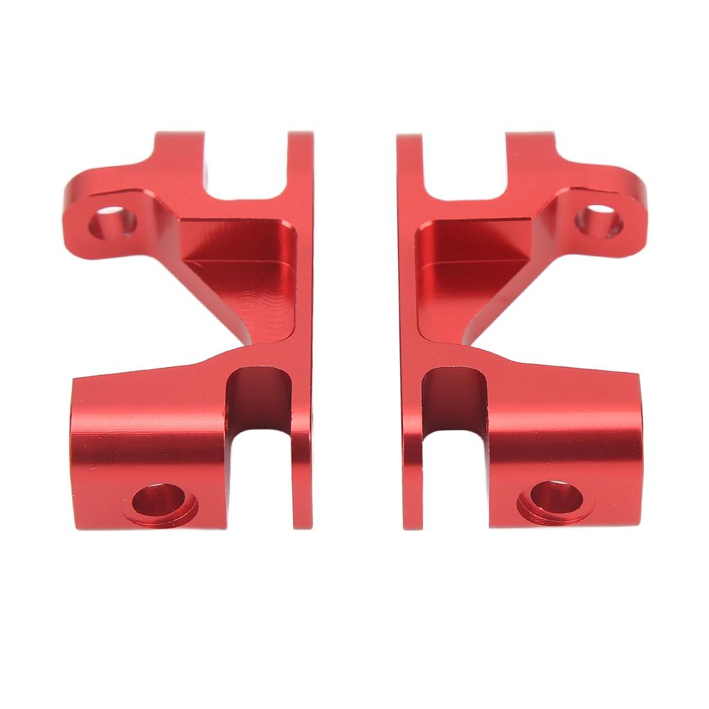 2PCS RC Caster Blocks   High Hardness Aluminum Alloy Front C Hub Carrier for   Rustler 4  1:10 RC Car