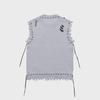 Men's Knitted Sleeveless Sweater Vest - 2023 Autumn/Winter Round Neck Slim Waistcoat