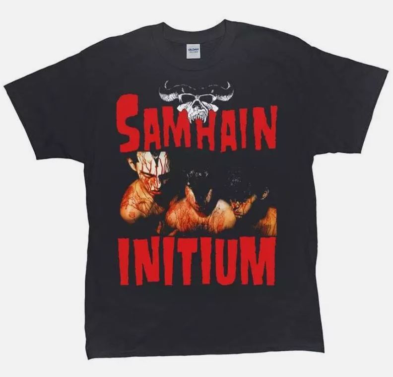 Samhain T-Shirt Initium 1990 T-shirt hardcore band t-shirt Unisex T-Shirt XXL