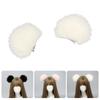 Simulation Bear Ear Hair Clip for Cosplay Party Furry Faux Furs Ear Hair Clip Halloween Party RolePlay Maid Barrettes