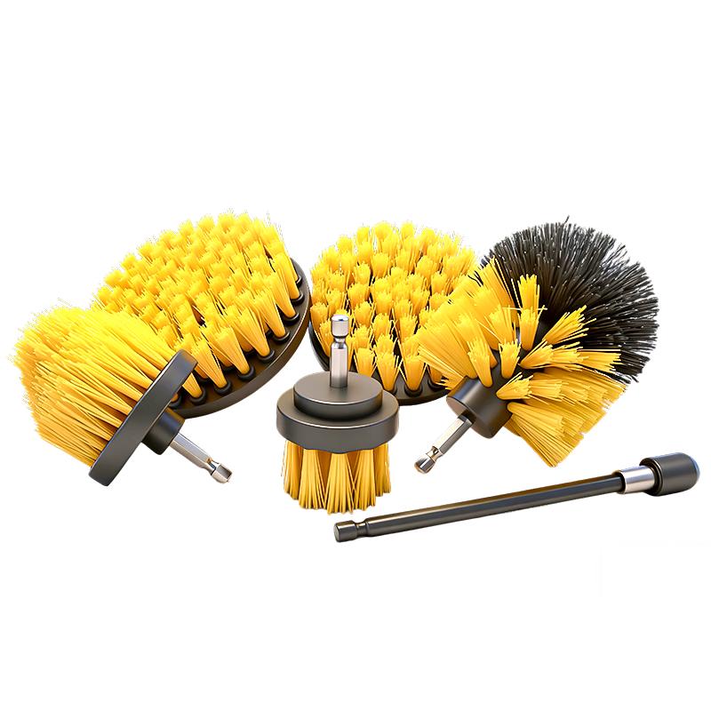 Electric Drill Cleaning Brush Set