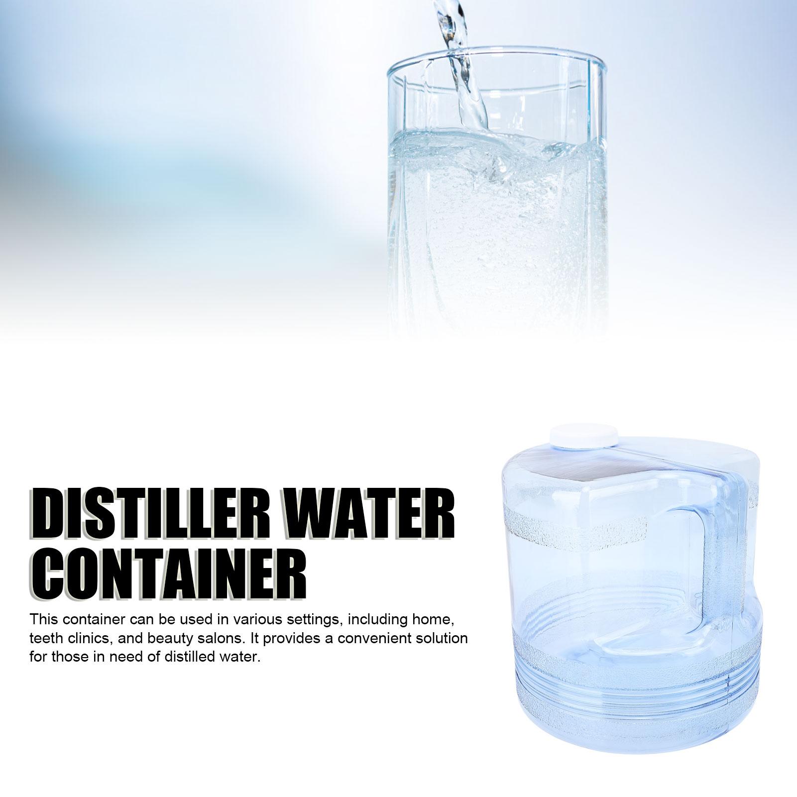 Distillatore d'acqua 4L Purificatore Filtro Erogatore Riscaldamento Bottiglia per bere Addolcitore Acciaio Inossidabile Elettrodomestico Bottiglia di