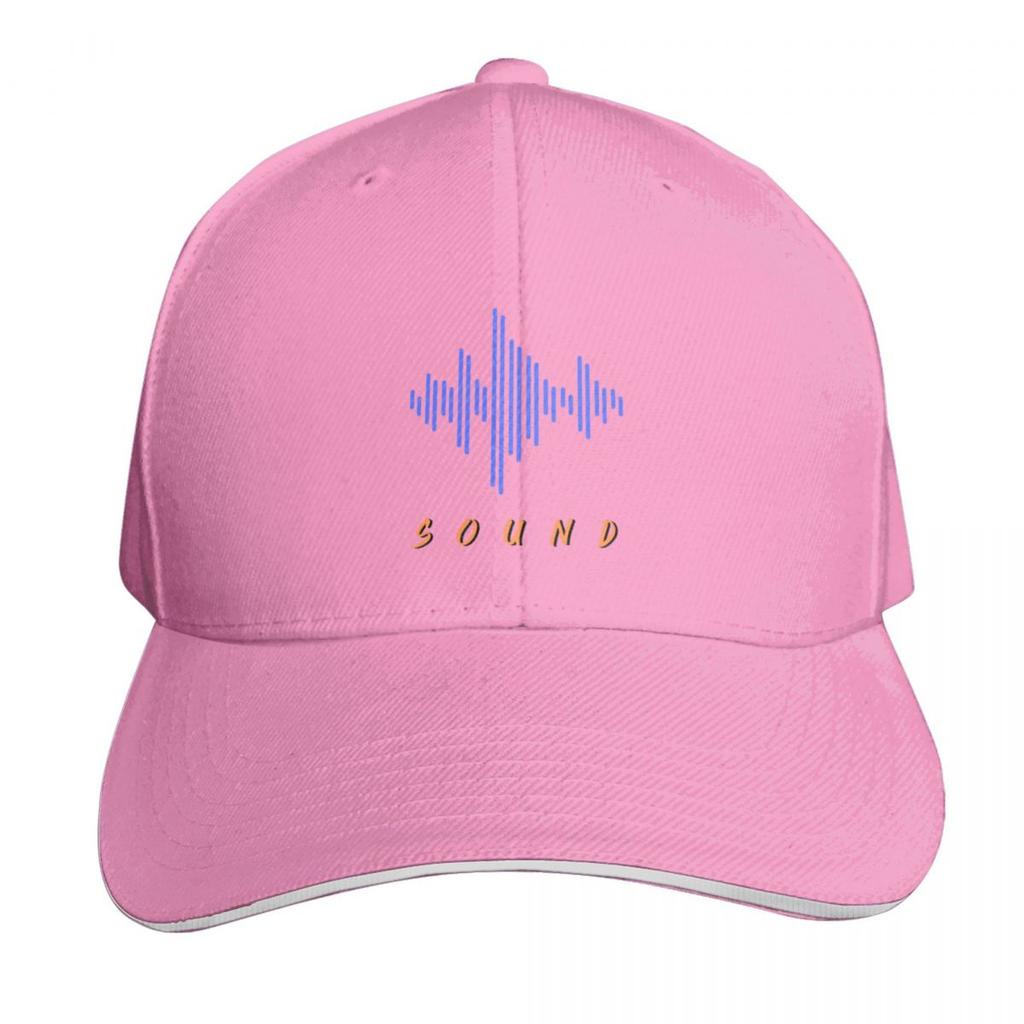 Sound Soundwave audio engineer Baseball Cap Contrast Two Tone Brim Snapback Flat Bill Strapback Dad Hat
