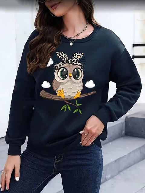 Korean Fashion Pullover Setwear Women Clothes Cartoon