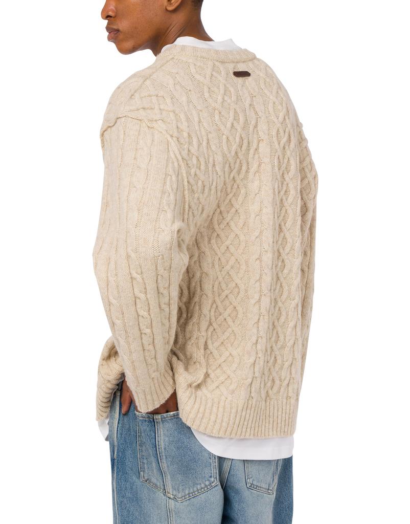 MOSCHINO Shetland Wool Layered Knit