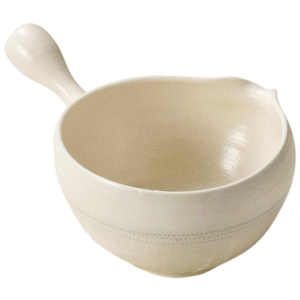 Yamashita Kogei Tokoname Ware Maekawa Powder-Brown Blue Line Yokote Yusamashi 260cc 13043390