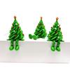 Articulated Christmas Tree Shelf Sitter 3D Printed Christmas Tree Desktop Figurine with Movable Joints Cute Holiday Desk Decor for Room Office