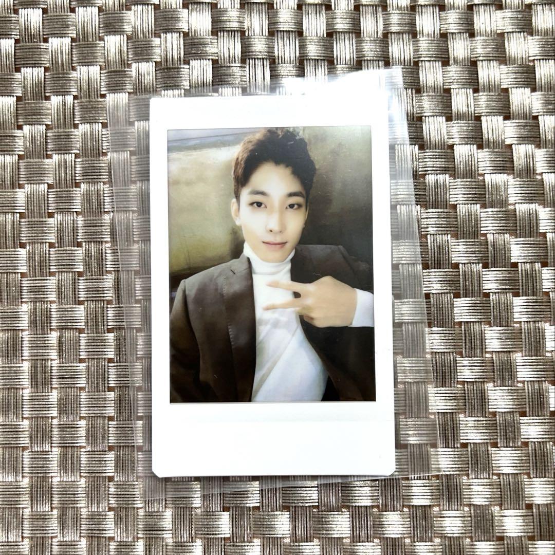 

[USED] SEVENTEEN Wonwoo Trading Card Instax Instant Film 1 Sheet