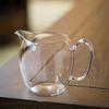 Japanese Thickened Transparent Gongdao Cup: Glass Side-Handle Serving Pitcher for Kung Fu Tea