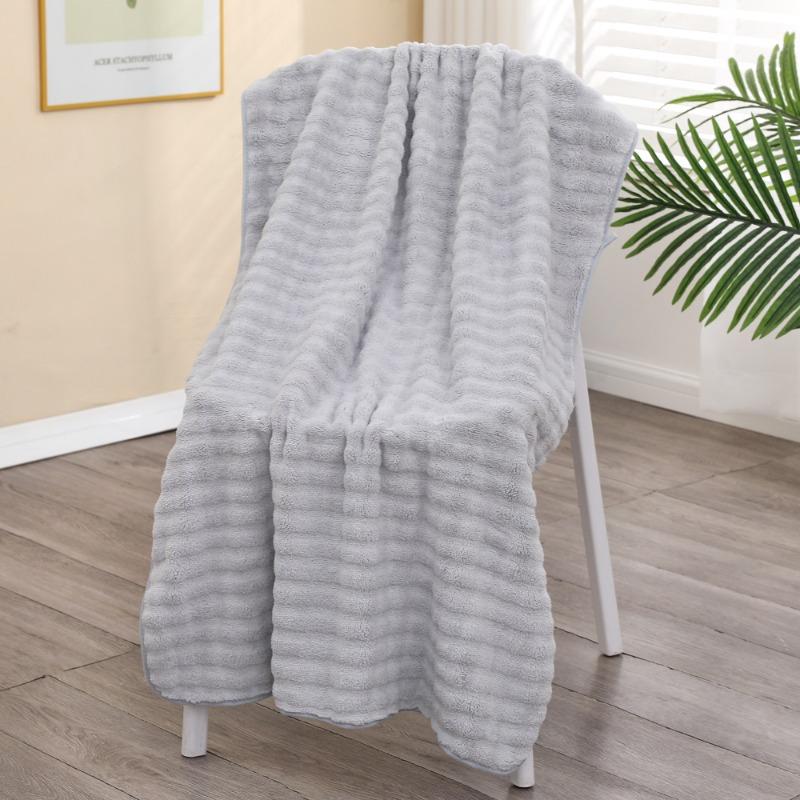 1pcs Thickened Enlarged Coral Fleece Adult Bath Towel Soft and Absorbent Not Easy To Shed Hair Household Shower Towels Sports Beach Washcloths
