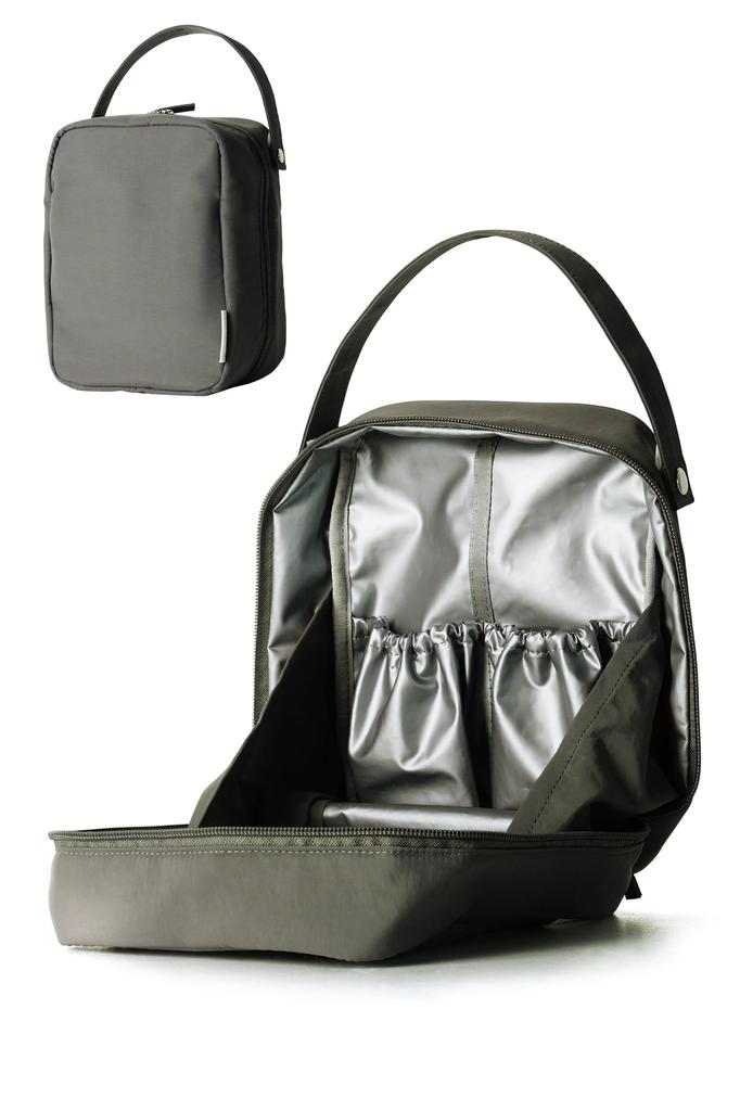 [Keep Your Baby Bottle and Water Bottle In One Place] Tecopeco Baby Bottle Pouch, Insulated, Large Capacity, with Inner Pocket, Portable, Baby Bottle