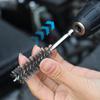 Stainless Steel Dril Brush Twisted Wire Hex Handle Cleaning Brushes Electric Drill Impact Grinding Polishing Rust Removal Tools