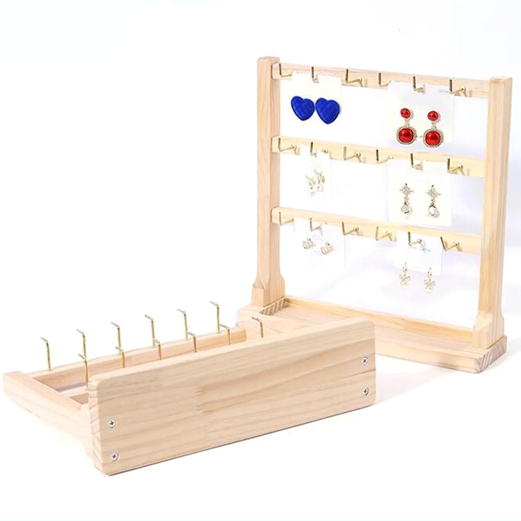 Space Saving Keychain Display Stand Practical Key Rings Exhibit Rack for Keeping Keychains Sorted and Accessible